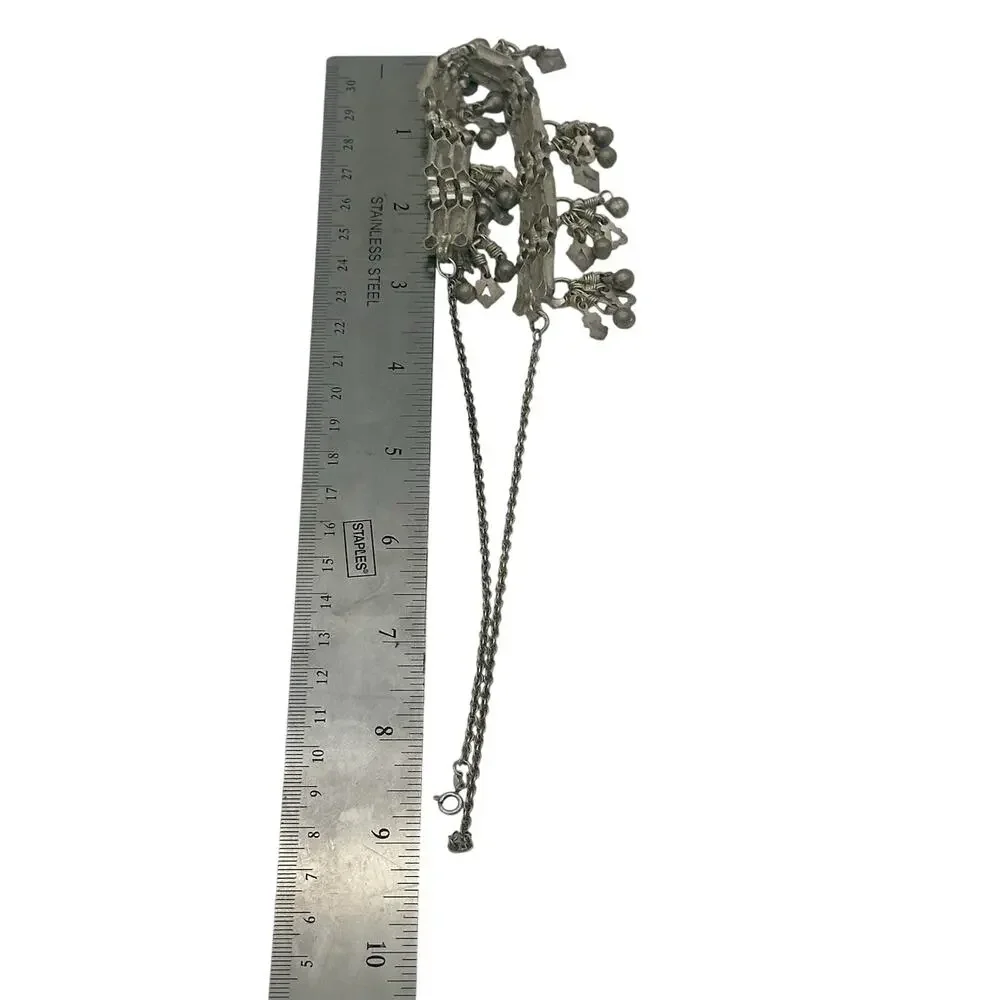 Vintage Mexican Sterling Silver Necklace Signed 925 45grams Read